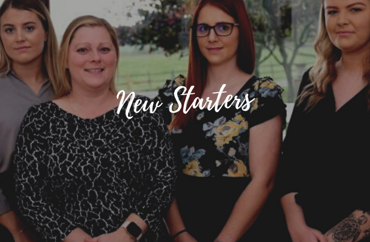 Our New Starters